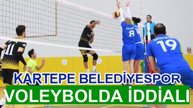 KARTEPE BELEDİYESPOR VOLEYBOLDA İDDİALI